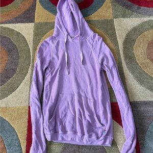 Freecity Life Nature Love Purple French Terry Pullover Hoodie Sweatshirt 0 / XS